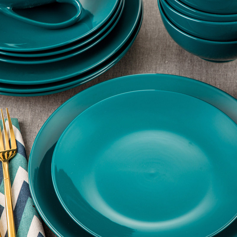 Ebern Designs Daretha Porcelain China Dinnerware Set of 32 & Reviews